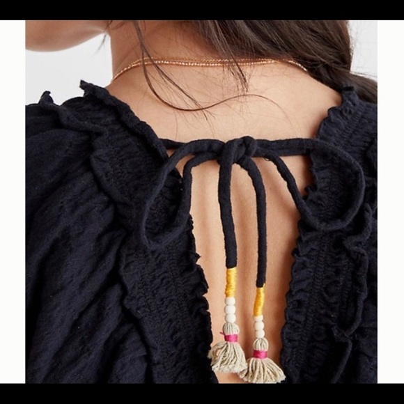 NWT Daily Practice  for Anthropologie textured shirt  with embellishments - Picture 2 of 8